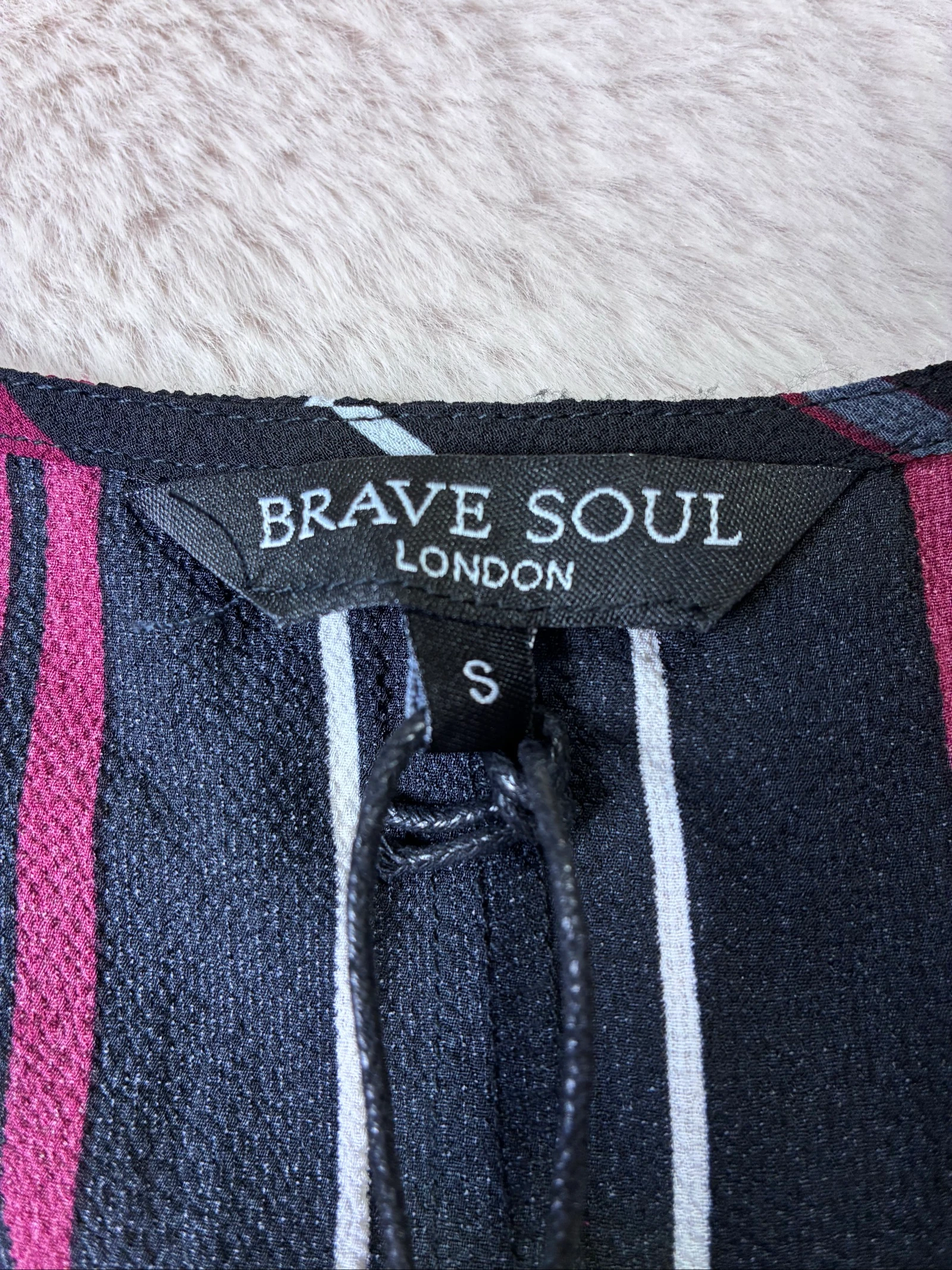 Midi-jurk met strepen - Brave Soul London S – photo 4